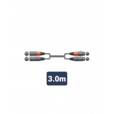 2XF-2XM300 Καλώδιο Ήχου 2 x XLR Female - 2 x XLR Male 3m (Τεμάχιο)